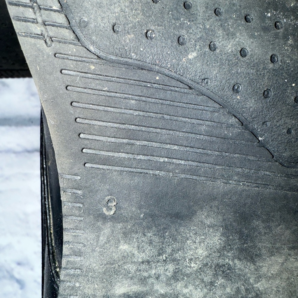 Black Leather Buckle Dress Shoes - Picture 3 of 4